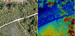 LiDAR and drone mapping example